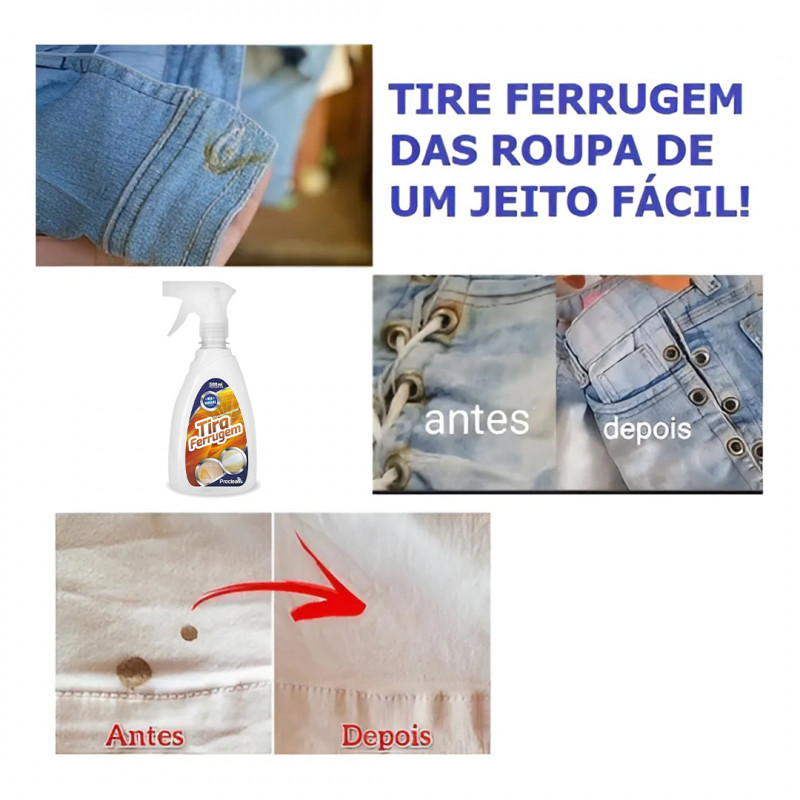 TIRA FERRUGEM 500 ML C/GATILHO PROCLEAN - PCTF500 CX COM 12 UN
