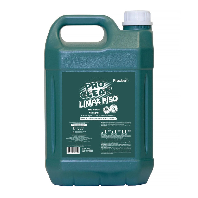 LIMPA PISO 5 LT PROCLEAN - PCLPP5 UN COM 1 UN