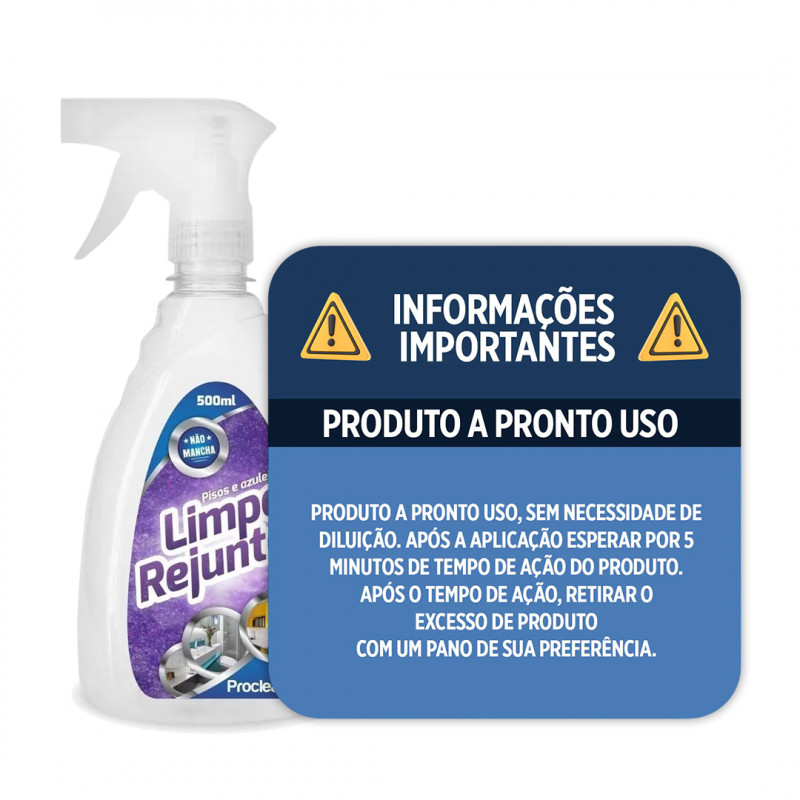 LIMPADOR REJUNTE 500 ML C/GATILHO PROCLEA - PCLR500 CX COM 12 UN
