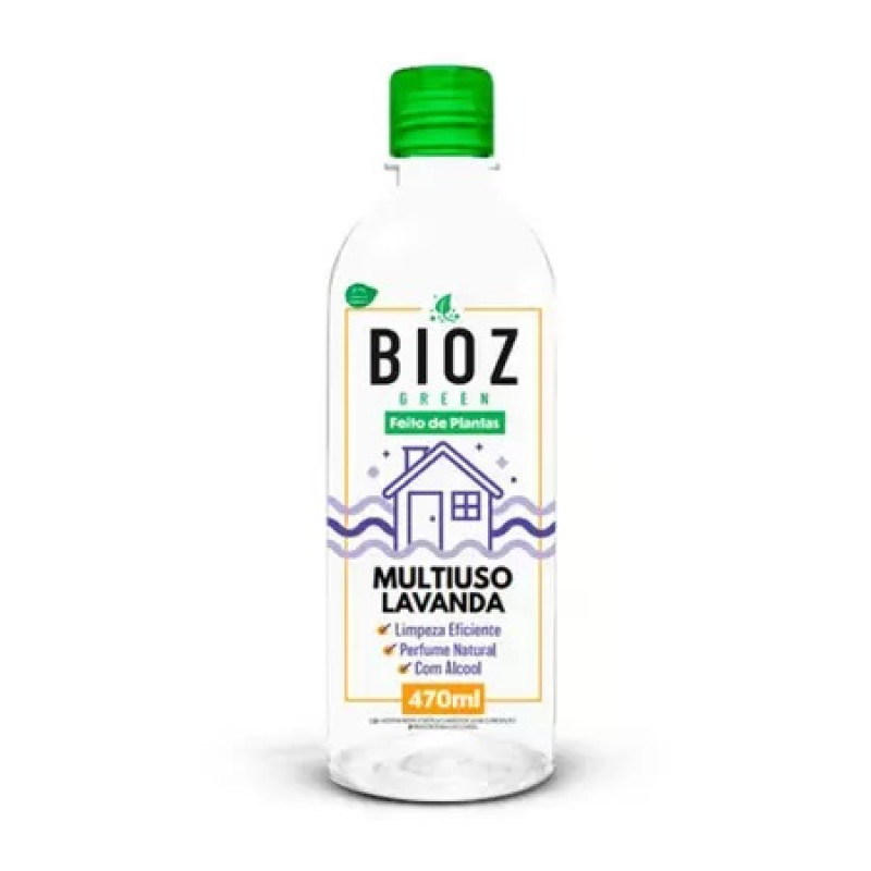 Multiuso Limpeza Biodegradável Lavanda Bioz Green 470ml