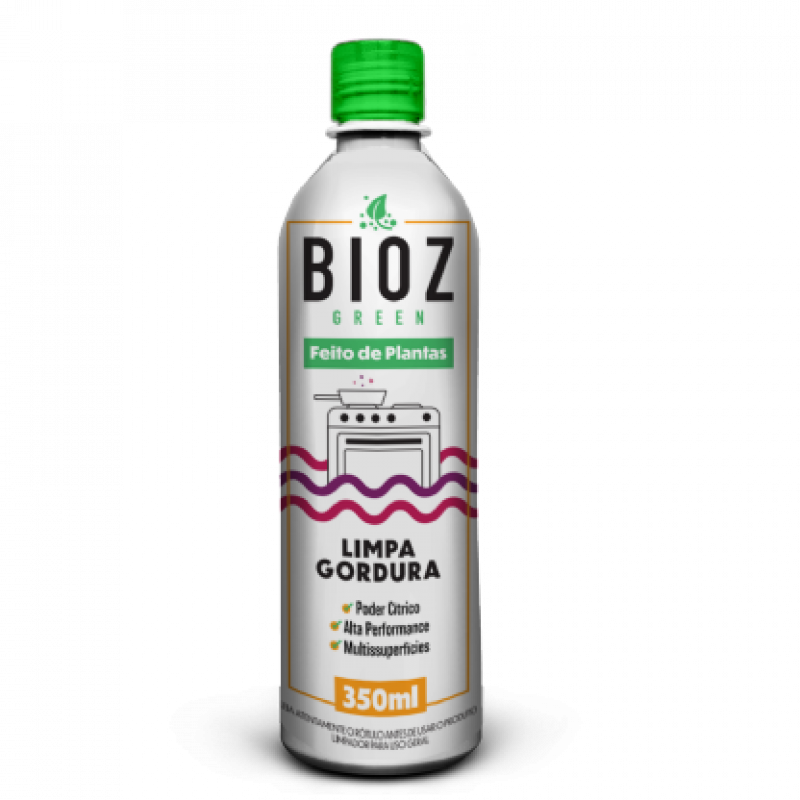  Desengordurante Limpa Gordura Biodegradável Bioz Green 350ml