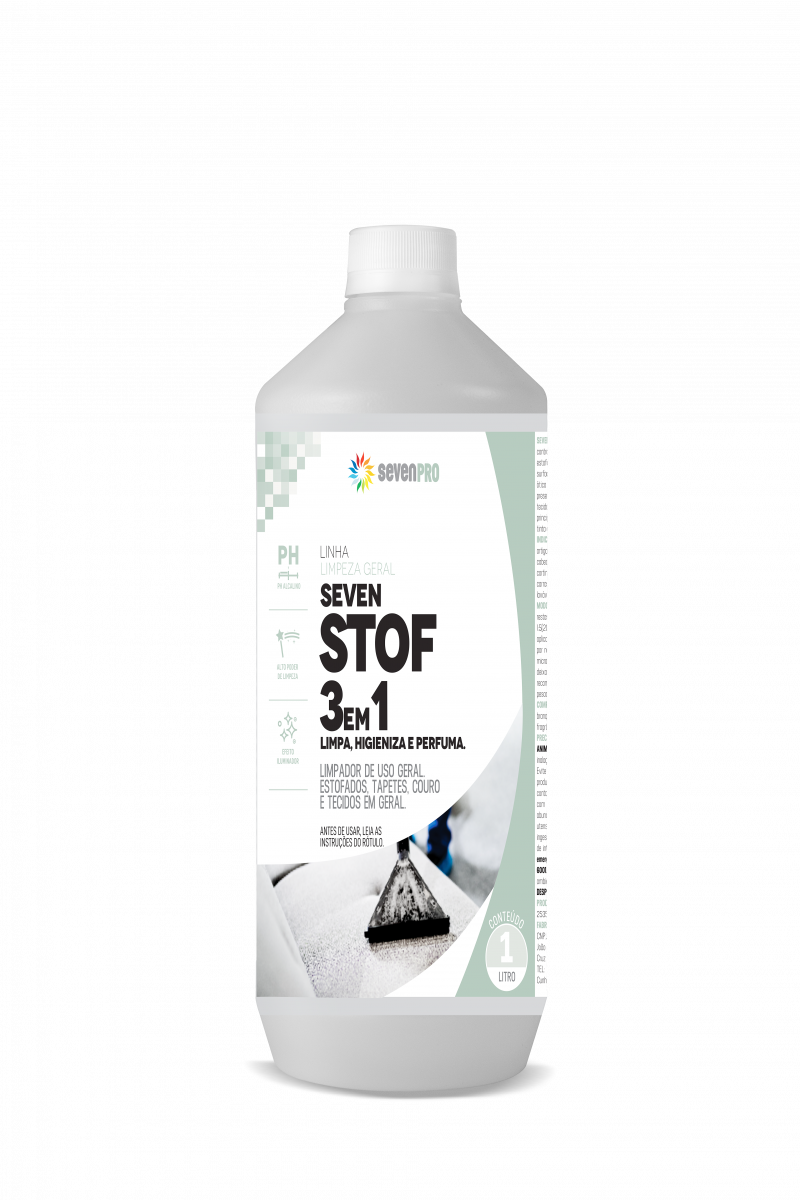 Limpador Uso Geral Stof 1 Litros 3 em 1 Sevengel -11741