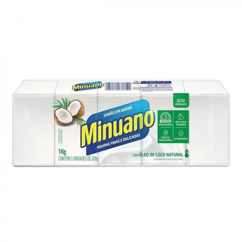 SABAO BARRA 200 GR COCO MINUANO - 402596 UN COM 1 UN