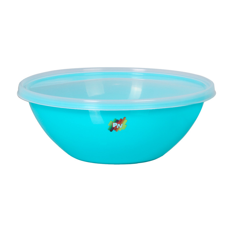 Pote Bacia Saladeira Plastico Multiuso 3,8L Azul Plasnew 413