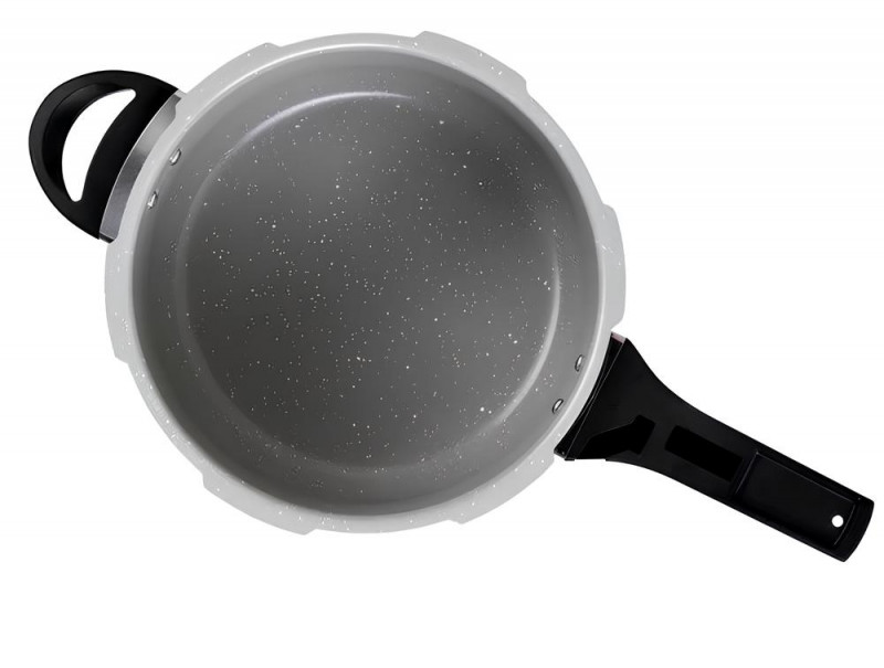 Panela Pressão Cinza Antiaderent Ceramic 4,2L Indução Brinox