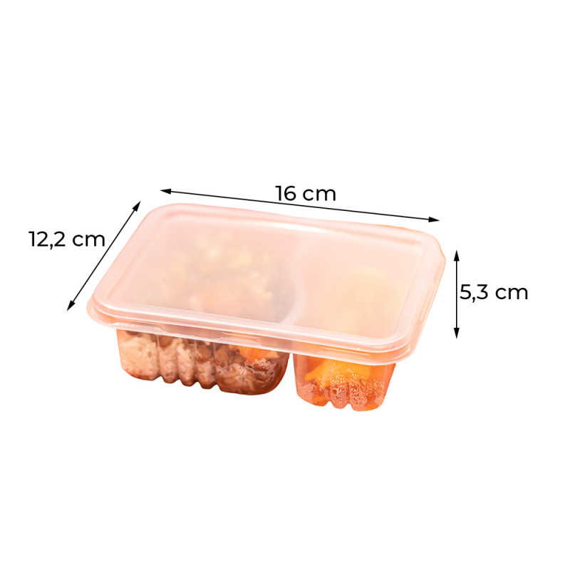 Pote Marmitex Retangular Freezer/ Micro-ondas 475ml - G321 