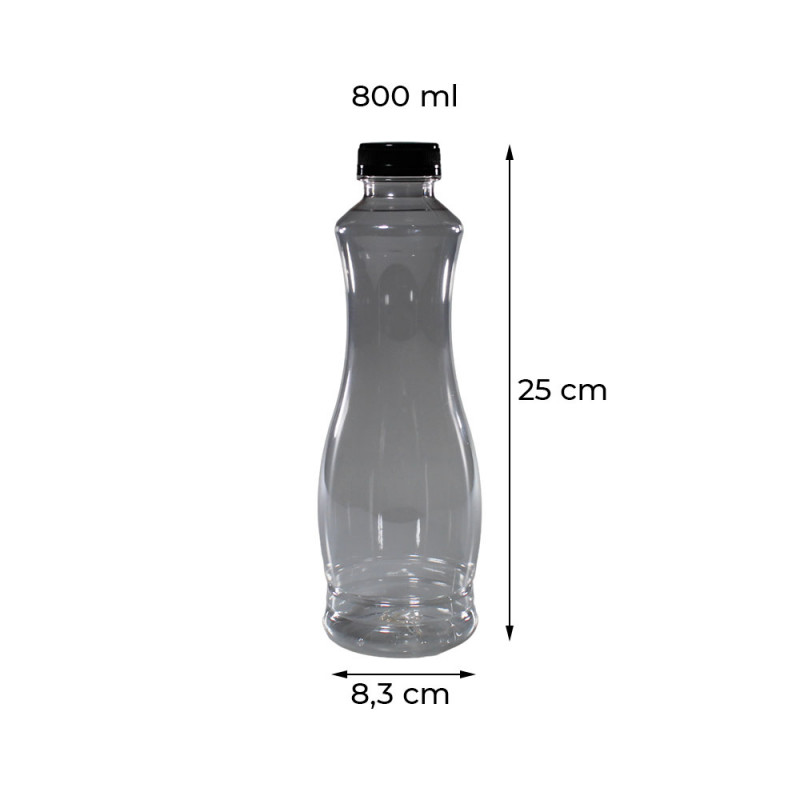 GARRAFA PL PET 800 ML GALV - G3580573951 CX COM 35 UN