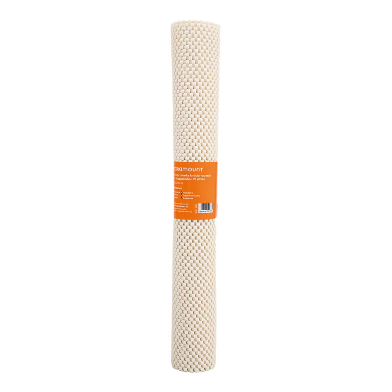 FORRO P/GAVETA PVC QUADRICULADO 45X120 -2209- OFF WHITE 1UN