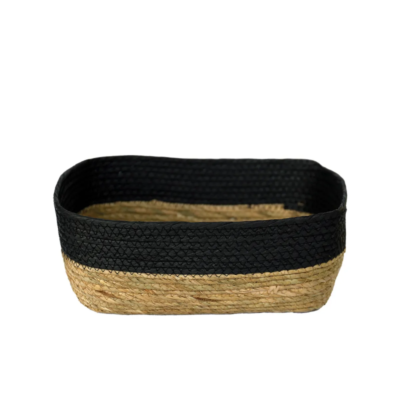 Cesto Organizador Fibra Natural 30x23x11cm Decorativo 3055