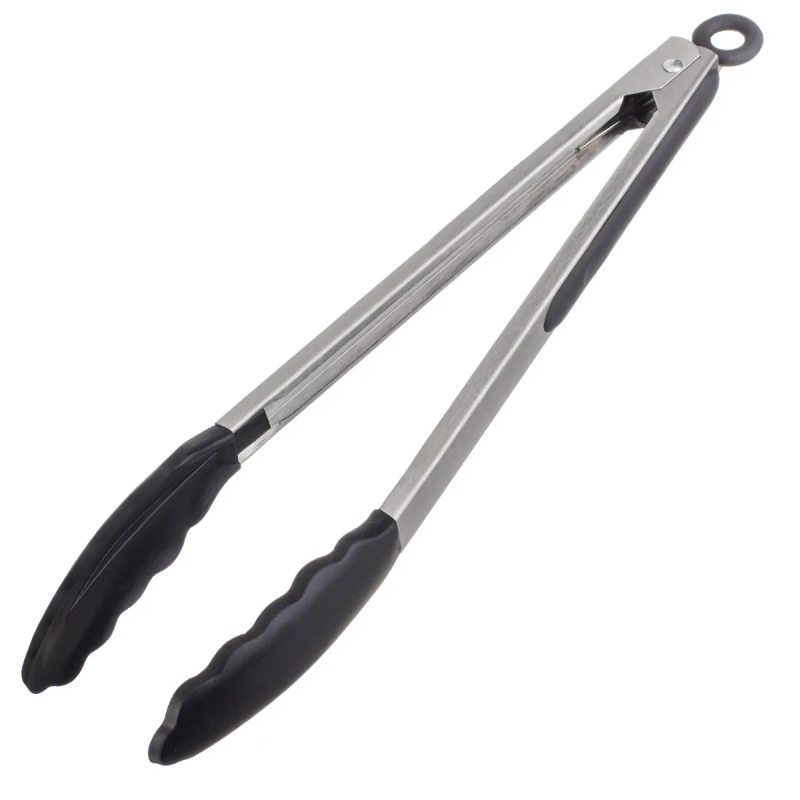 PEGADOR INOX C/PONTA SILIC PRETO 30 CM WE - 5219 UN COM 1 UN