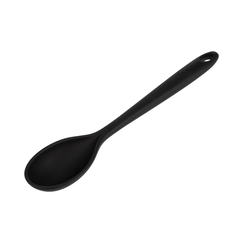 COLHER PROFISSIONAL SILICONE 36 CM PRETO - 5279 UN COM 1 UN