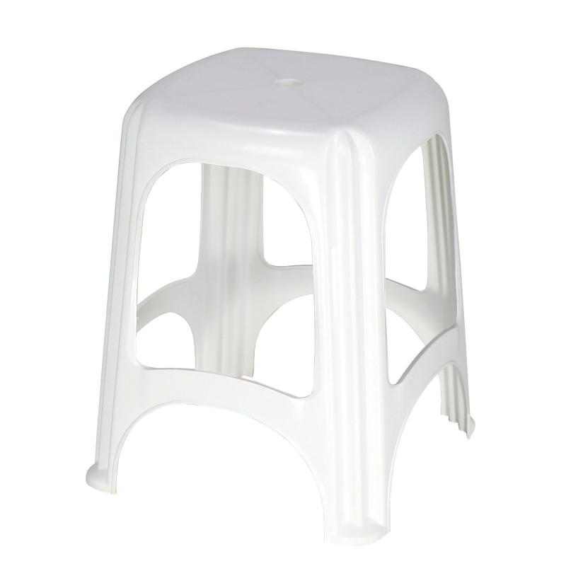 BANQUETA PLASTICA NITEROI BRANCA - 92411/010 UN COM 1 UN