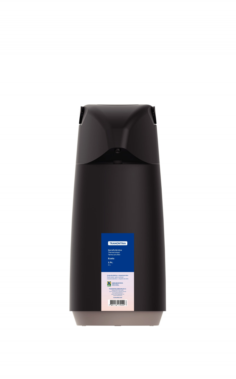 GARRAFA TERMICA PRESSAO 1 LT EXATA TRAMON - 61639/103 PRET UN COM 1 UN