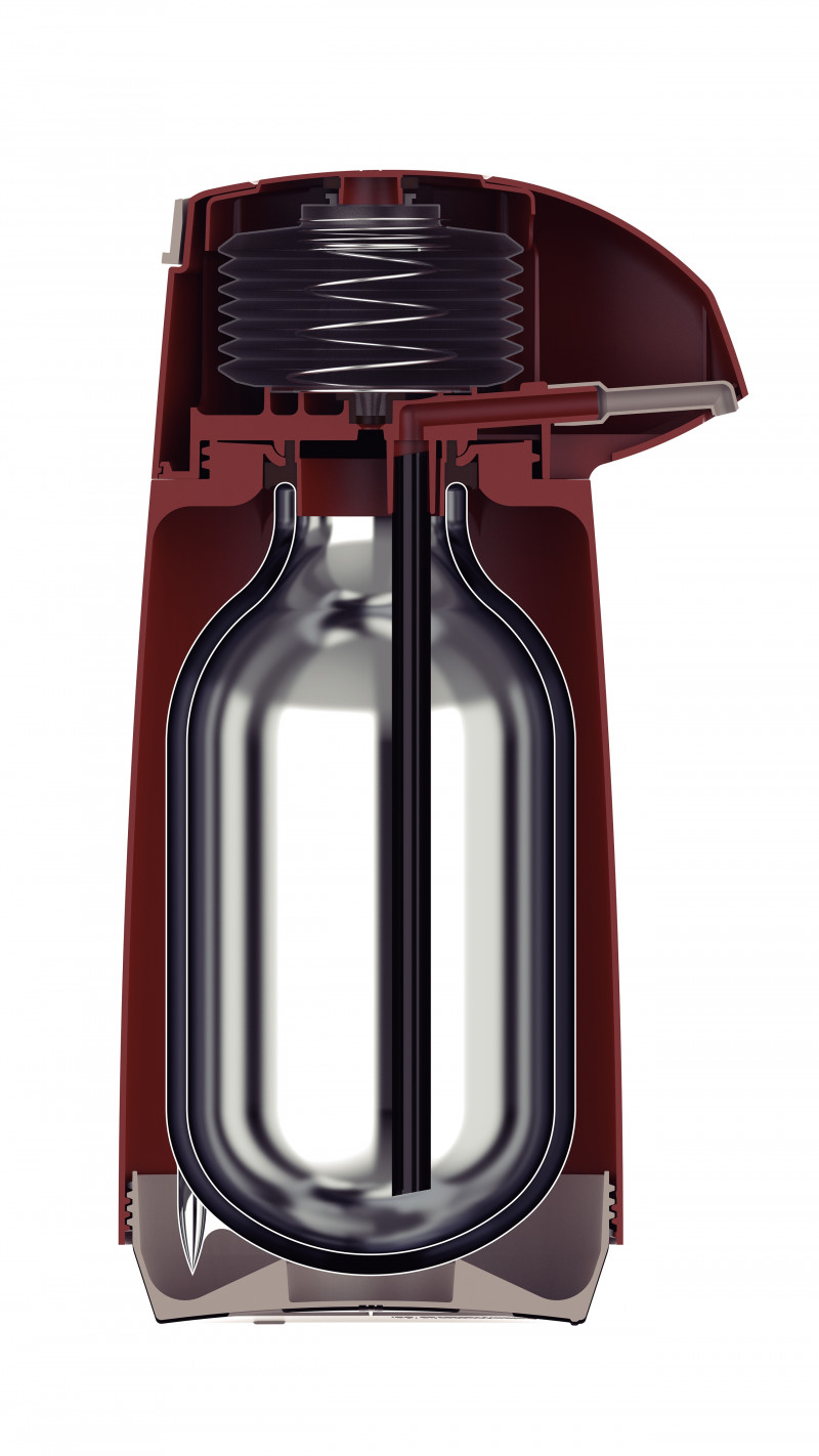 GARRAFA TERMICA PRESSAO 1 LT EXATA TRAMON - 61639/106 VERM UN COM 1 UN