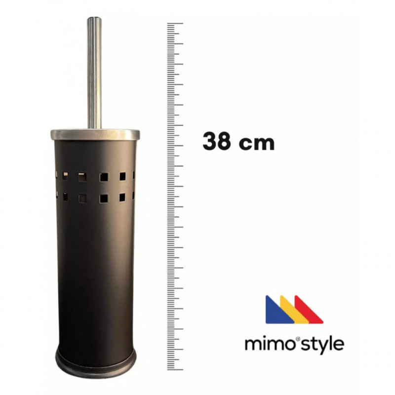 ESCOVA SANITARIA INOX BLACK BH23434 MIMO - 10027 UN COM 1 UN