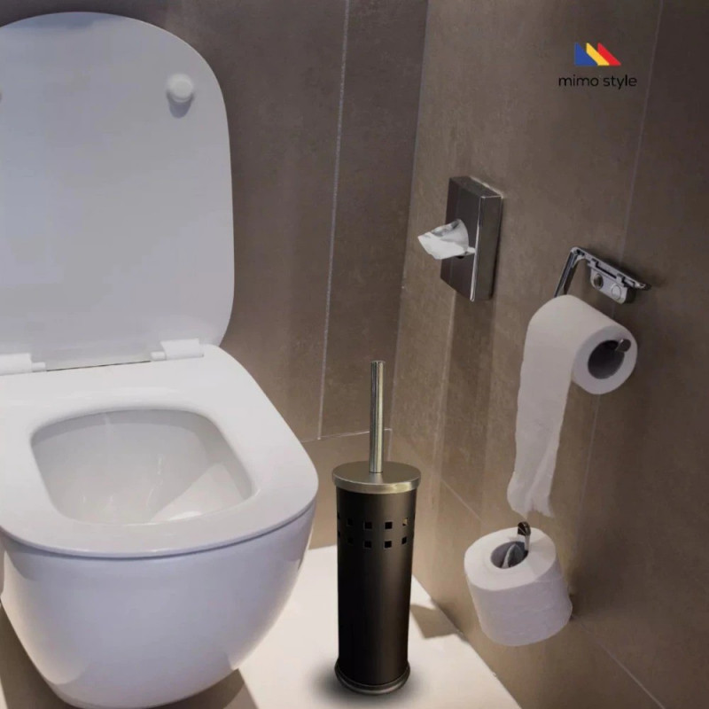 ESCOVA SANITARIA INOX BLACK BH23434 MIMO - 10027 UN COM 1 UN
