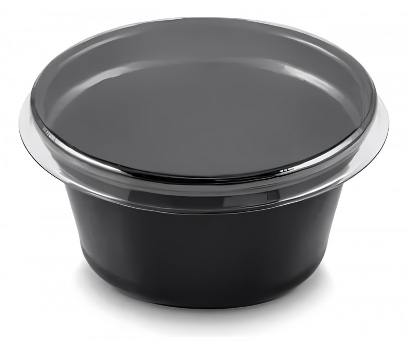 Pote para Molho 30ml Premium G695 Caixa 700un Preto Galvanotek