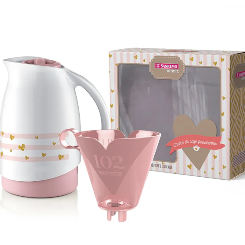 CJ BULE 700 ML+SUPO P/FILT CAFE TAM 102 - SR101/61 UN COM 1 UN