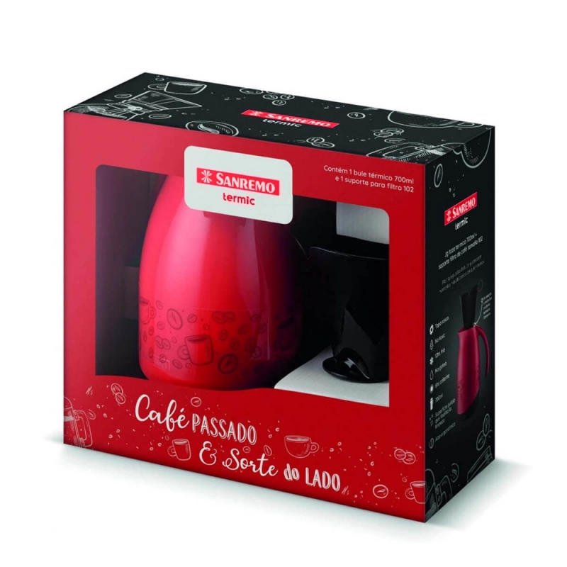 CJ BULE 700 ML+SUPO P/FILT CAFE TAM 102 - SR1011/62 UN COM 1 UN