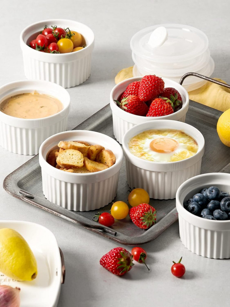 RAMEKIN BRANCO 100ML CR614 - 10071 UN COM 1 UN