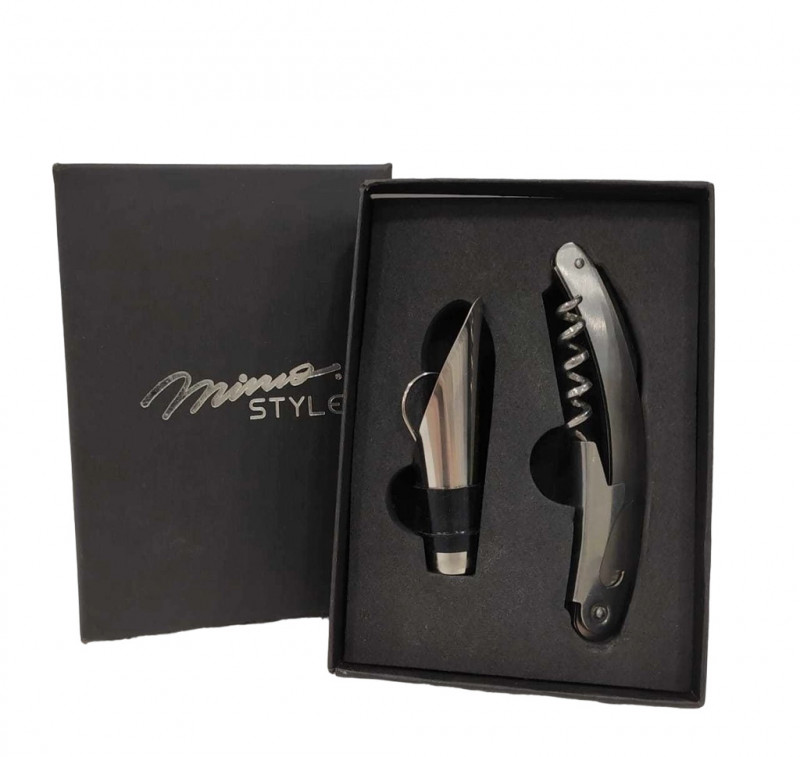 JOGO P/VINHO C/2 PCS MIMO - 6866 JG COM 2 UN