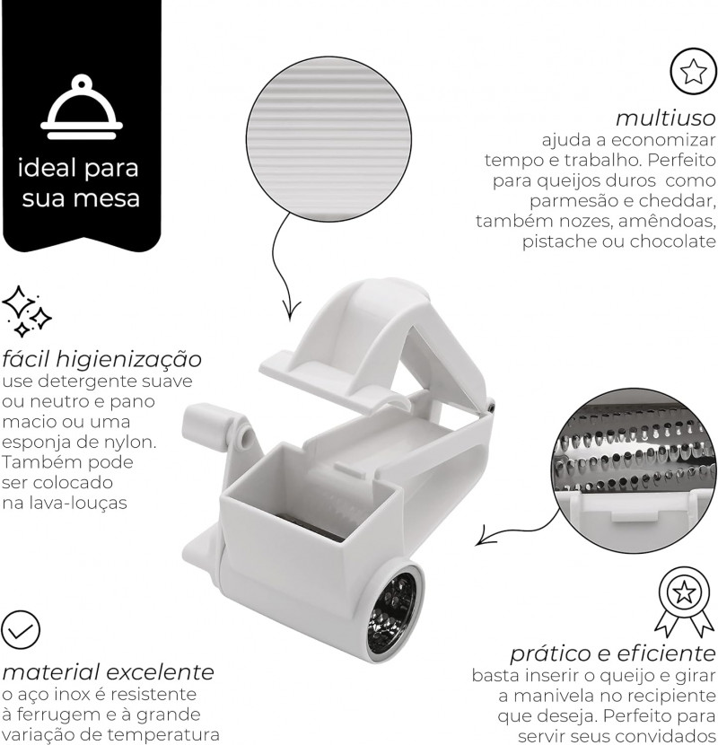 RALADOR QUEIJO MANUAL MIMO - 6902 UN COM 1 UN