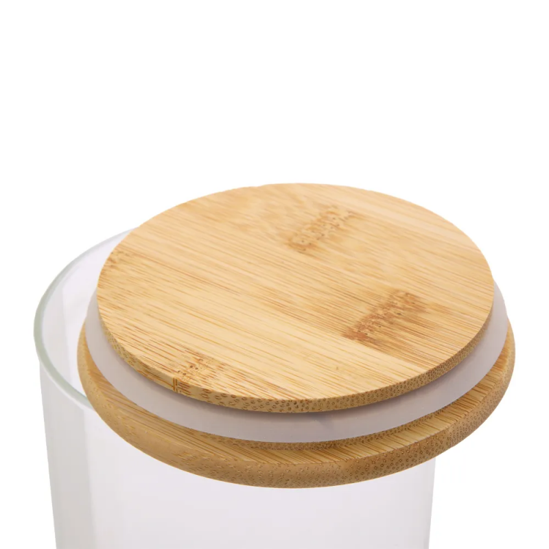 POTE HERMETICO BOR C/TAMPA BAMBU 1,3 LT - 8082 UN COM 1 UN