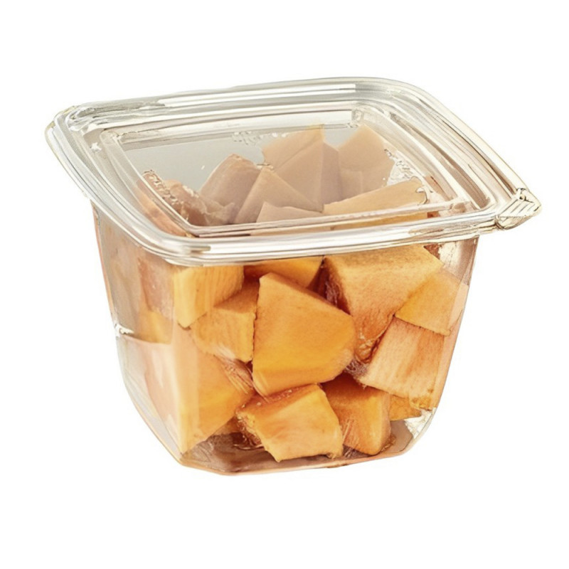 Pote Plástico Quadrado C/ Lacre 473 Ml G767 Galvanotek 100Un