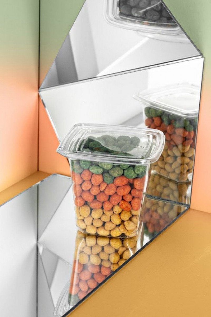 Pote Plástico Quadrado C/ Lacre 680 Ml G768 Galvanotek 100Un