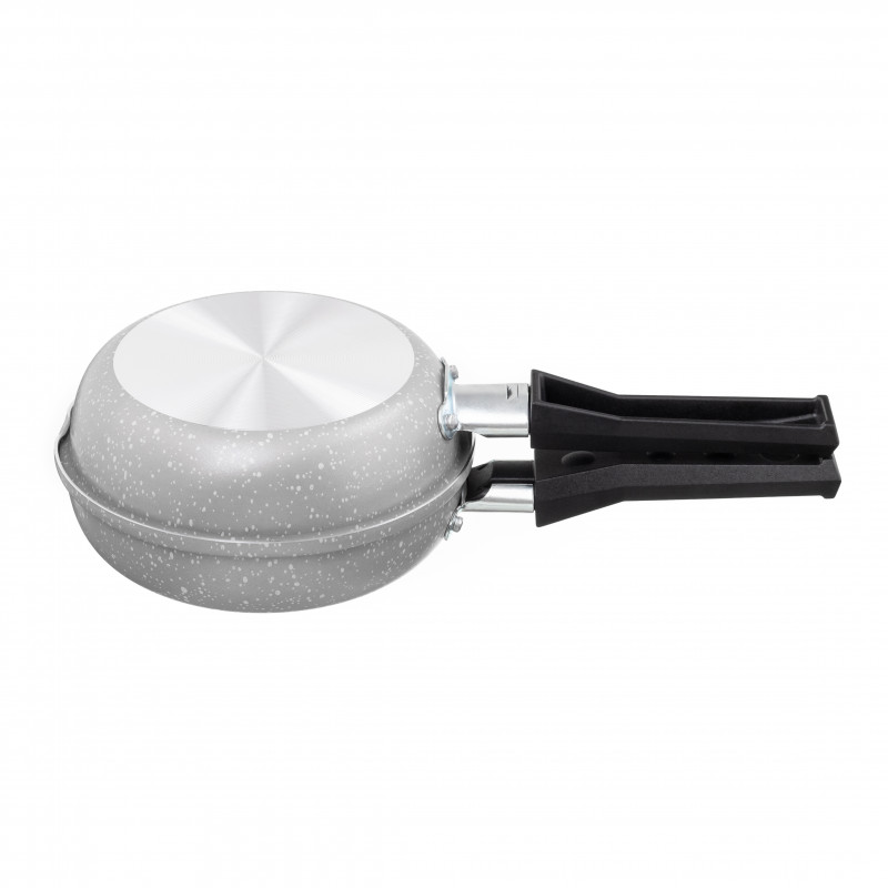 Omeleteira Panquequeira Baby Cinza Antiaderente 14cm Ramos