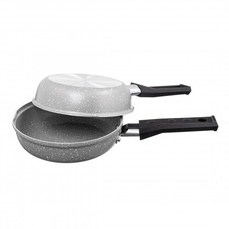 Omeleteira Panquequeira Baby Cinza Antiaderente 14cm Ramos