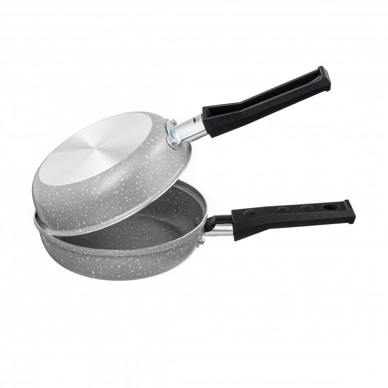 Omeleteira Panquequeira Baby Cinza Antiaderente 14cm Ramos