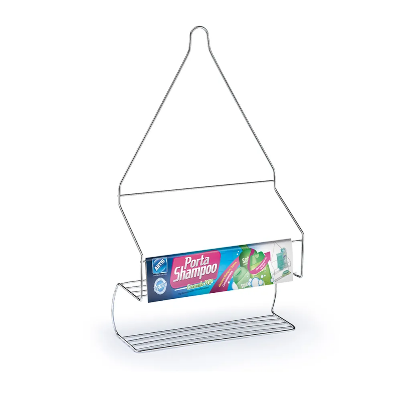 PORTA SHAMPOO POP CROMADO ARTHI - 1133 UN COM 1 UN