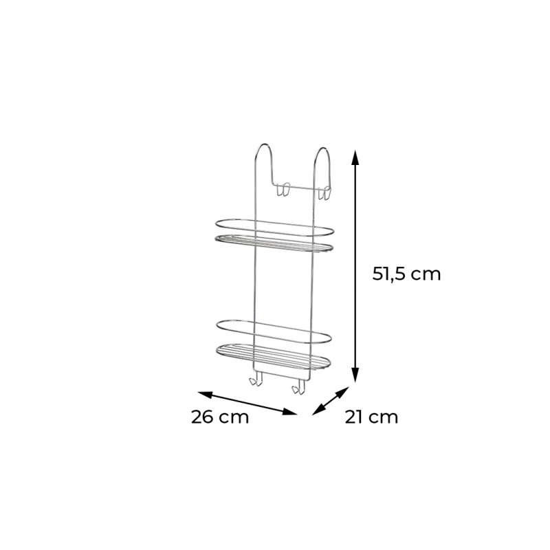 PORTA SHAMPOO PARA BOX ARTHI - 1502 UN COM 1 UN