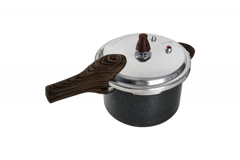 Panela Pressão Brinox 4,2L Indução Grafite Ceramic Life 20cm