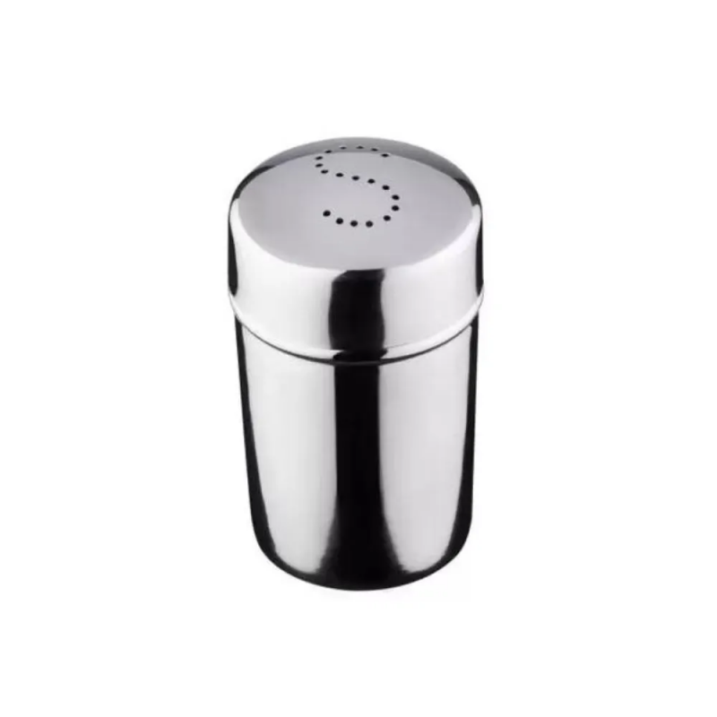 SALEIRO INOX CILINDRICO 9x5.5 CM GP - GP215 UN COM 1 UN