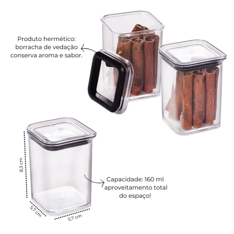 PORTA CONDIMENTOS CRISTAL C/BASE B4 7 PCS - 16580 UN COM 1 UN