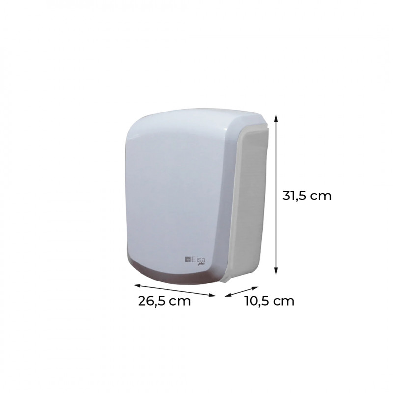 DISPENSER P HIG ROLAO BR/CRISTAL ELISA PL - ELP-ROLBC UN COM 1 UN