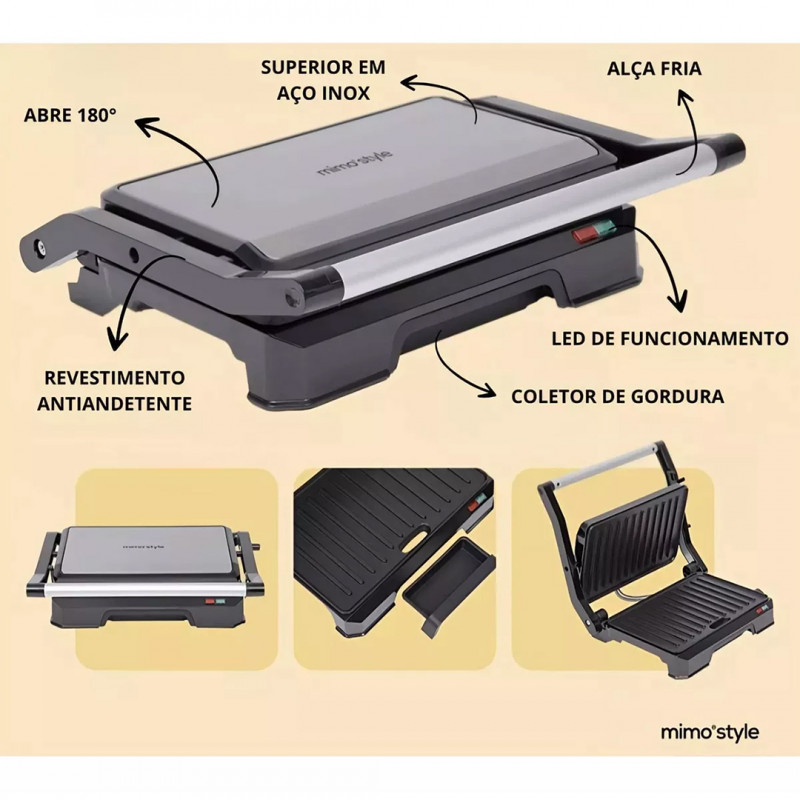 GRILL GR01 127 VOLTS MIMO - 9900 UN COM 1 UN