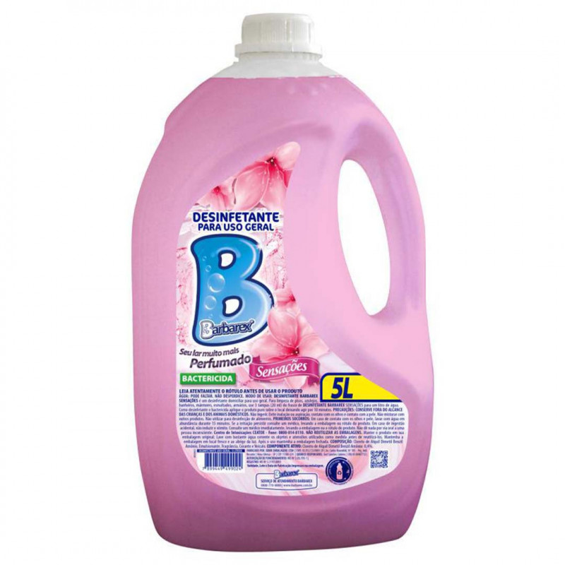 DESINFETANTE 5 LT SENSACOES BARBAREX - B8467 / 5163 UN COM 1 UN