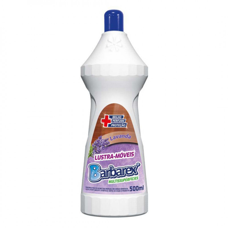 LUSTRA MOVEIS 500 ML LAVANDA BARBAREX - B7821 / 1911 CX COM 24 UN