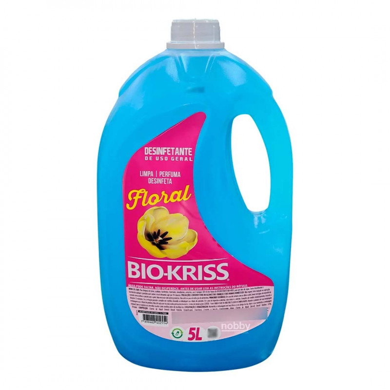 DESINFETANTE 5 LT FLORAL BIOKRISS BARBARE - B8813 / 12954 UN COM 1 UN