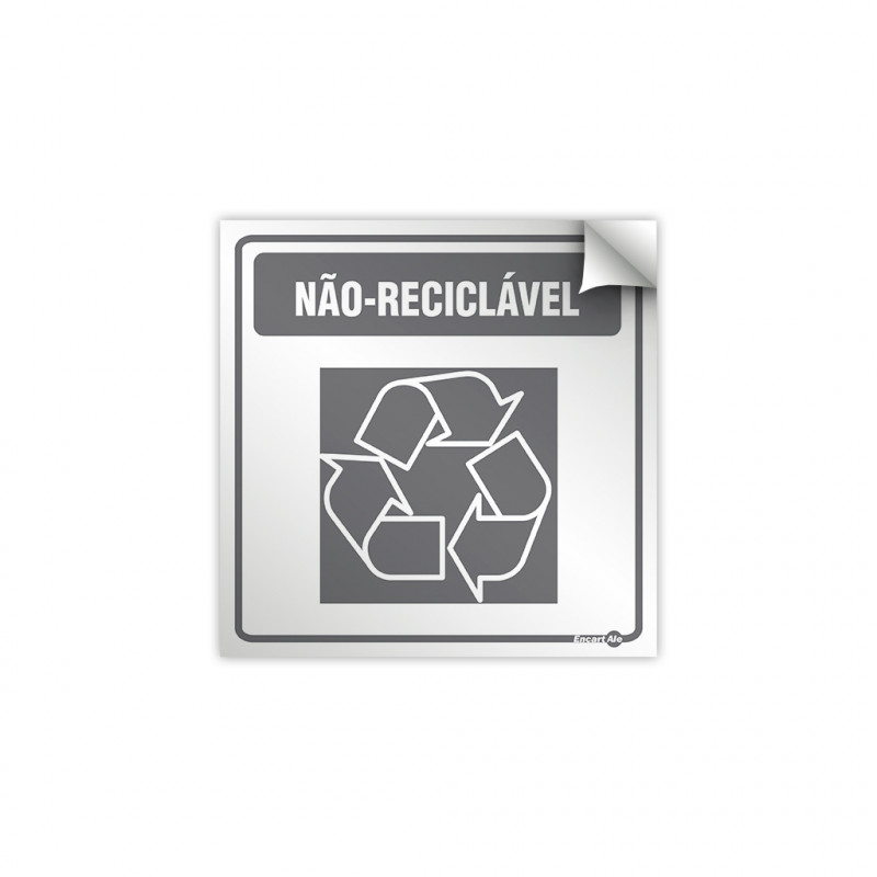 ADESIVO 15X15 NAO RECICLAVEL - N RECICLAVEL UN COM 1 UN