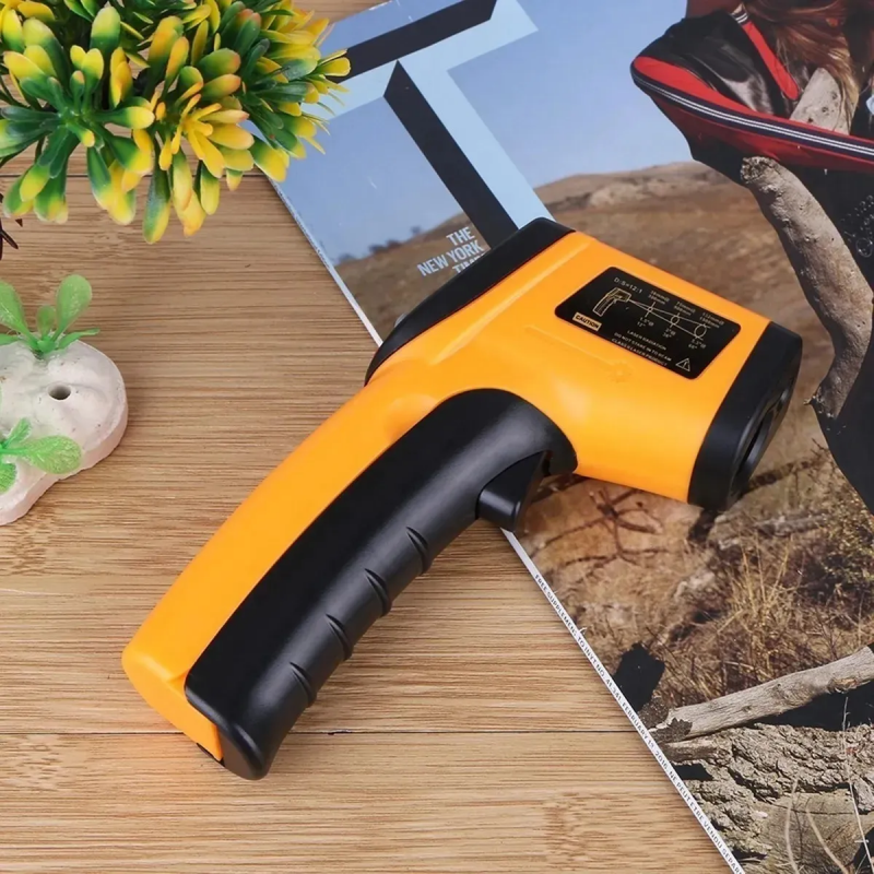 TERMOMETRO CULINARIO INFRA LASER VERMELHO - GP372 UN COM 1 UN