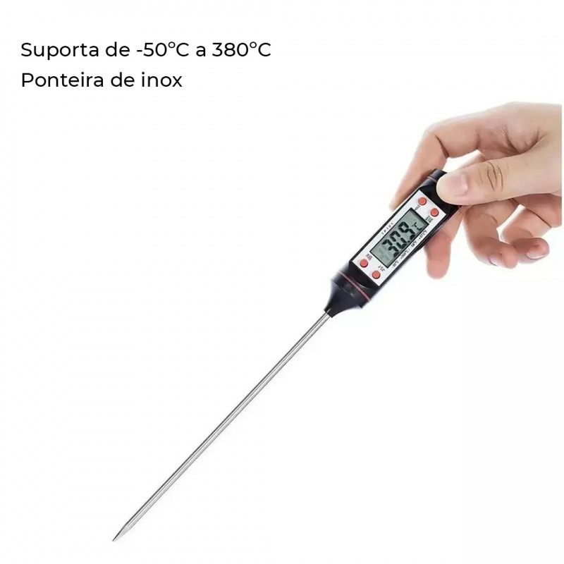 TERMOMETRO ESPETO DIGITAL - GP323-C UN COM 1 UN