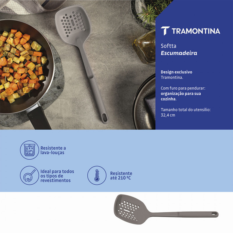 ESCUMADEIRA SILICONE SOFTTA CIN TRAMO - 25851/160 UN COM 1 UN