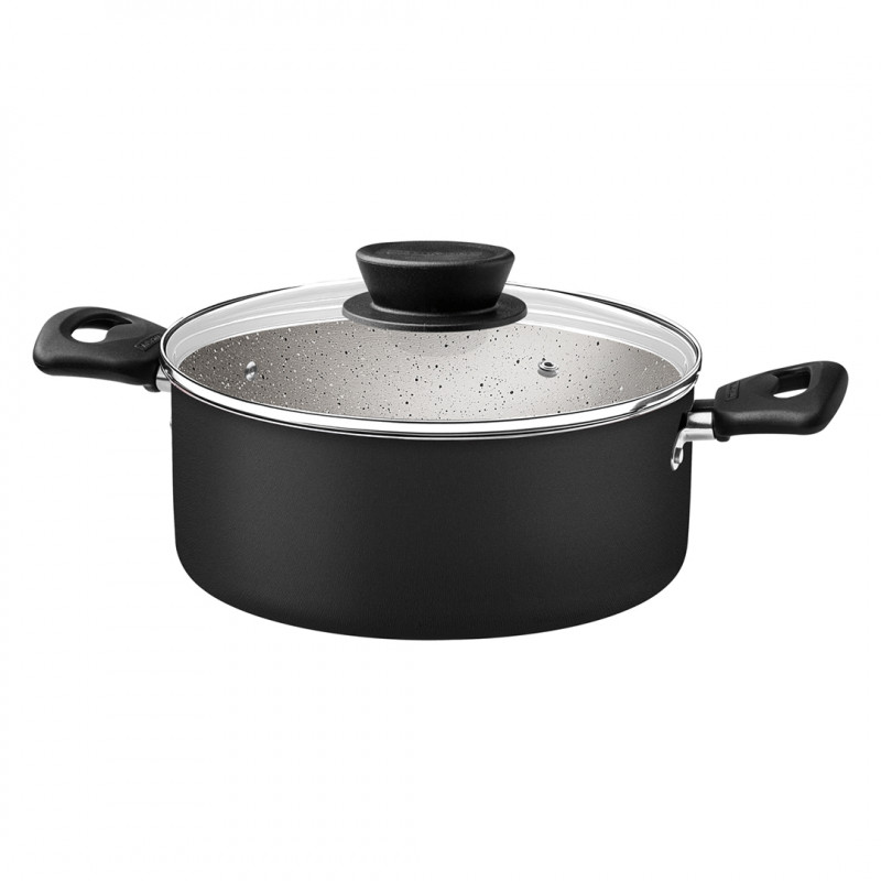 JOGO PANELAS LINZ PRETA 4 PECAS TRAMONTIN - 28299/004 JG COM 4 UN