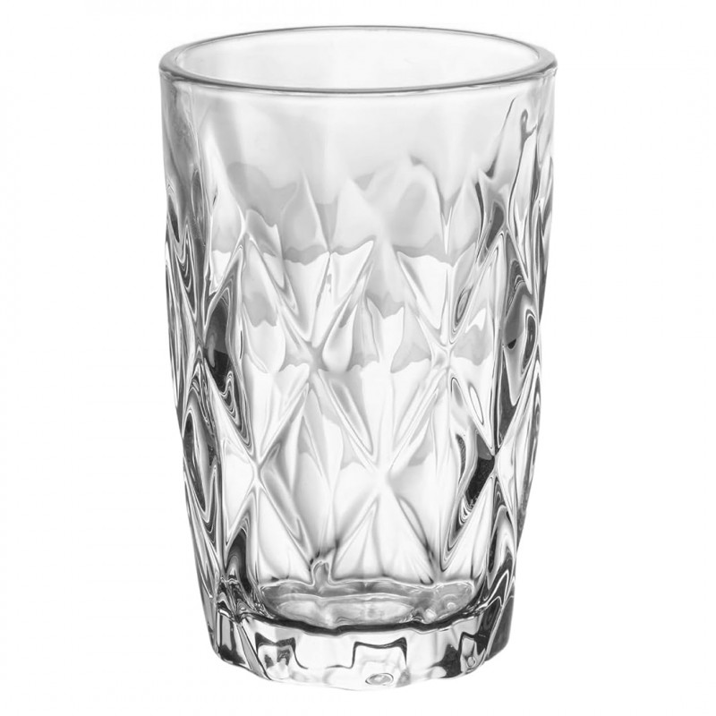 COPO DE VIDRO DIAMANTE CLEAR 350 ML - 878 UN COM 1 UN