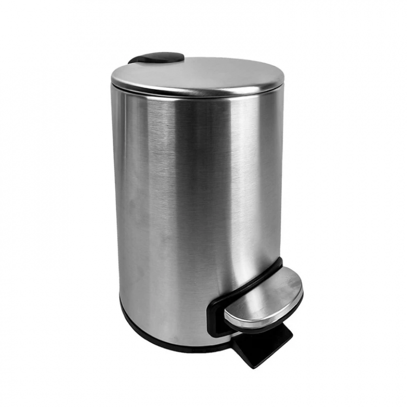 LIXEIRA ACO INOX C/PEDAL 12 LT MIMO - 9213 UN COM 1 UN