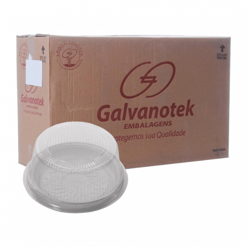 EMBALAGEM PARA BOLO/TORTA 18CMX8,5CM PRETA ALTA GALVANOTEK CX C/ 100UN (G35MA)